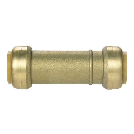 Sharkbite SharkBite 1 in. Push X 1 in. D Push Brass Slip Coupling UR3020A